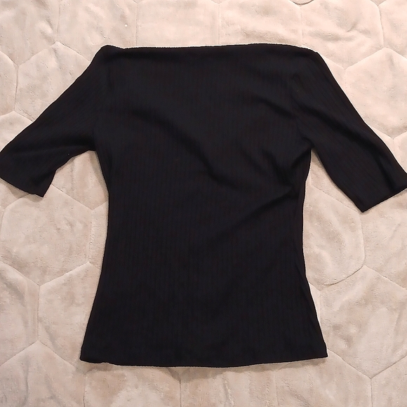 Black Joe fresh basic black  top - Picture 2 of 3